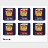 Granada Spanien Quadratischer Aufkleber (Blatt)