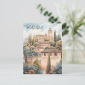 Granada Spanien Reisen Postkarte (Stehend Vorderseite)
