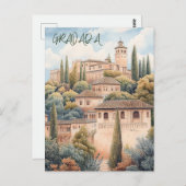 Granada Spanien Reisen Postkarte (Vorne/Hinten)