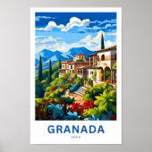 Granada Spanien Reisen Print Poster (Vorne)