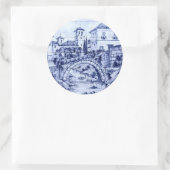 Granada, Spanien Runder Aufkleber (Tasche)