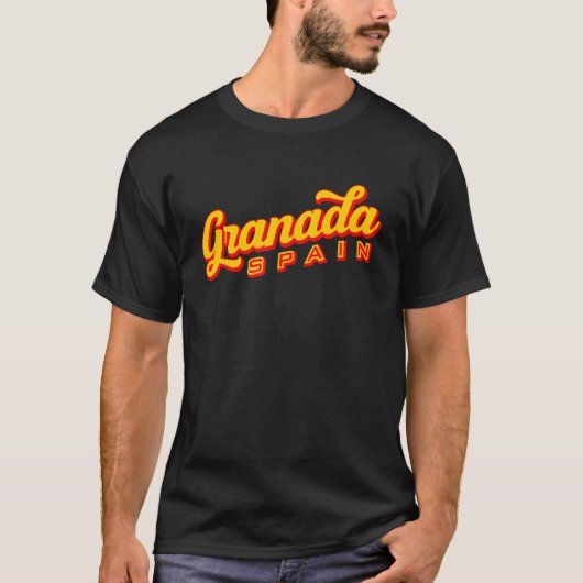 Granada Spanien T-Shirt (Vorderseite)