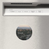 Granada, Spanien View Foto Standard, 5,7 cm Magnet (In Situ (Geschirrspüler))