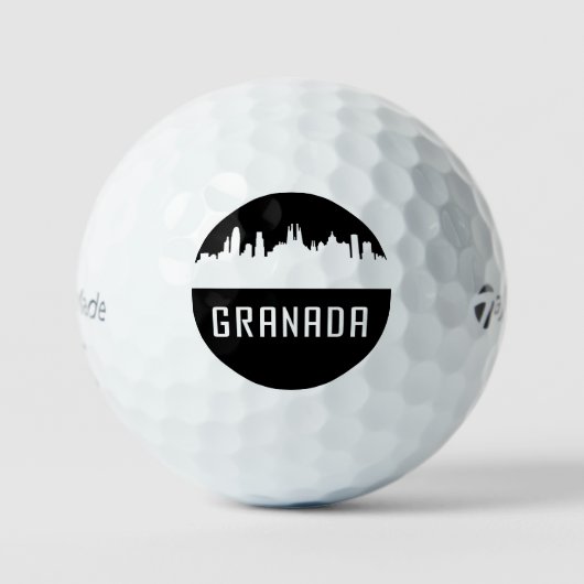 Granada | Städte Spaniens Golfball (Vorderseite)