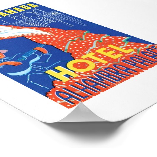 Granada Vintage Poster (Ecke)