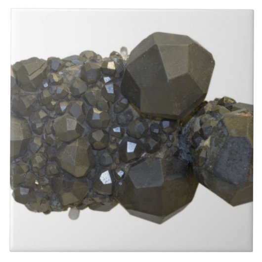 Granat in der natürlichen Form Fliese (Vorderseite)