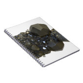 Granat in der natürlichen Form Notizblock (Rechte Seite)
