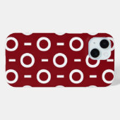 Granat Orbit Case-Mate iPhone Hülle (Rückseite (Horizontal))