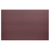 Granat und schwarzes Hahnentrittmuster Stoff (Fat Quarter (45,7 x 55,9 cm))