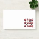 Granatapfel-Aquarell-Kunst Post-it Klebezettel (Büro)