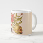 Granatapfel, Blume, Obst und Rhinozeros Jumbo-Tasse (Vorderseite Rechts)