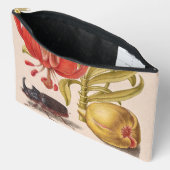 Granatapfel, Blume, Obst und Rhinozeros Zubehörtasche (Offen)