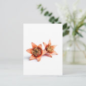 Granatapfel-Blume Postkarte (Stehend Vorderseite)