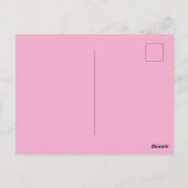 Granatapfel-Blumen-Postkarte Postkarte (Rückseite)
