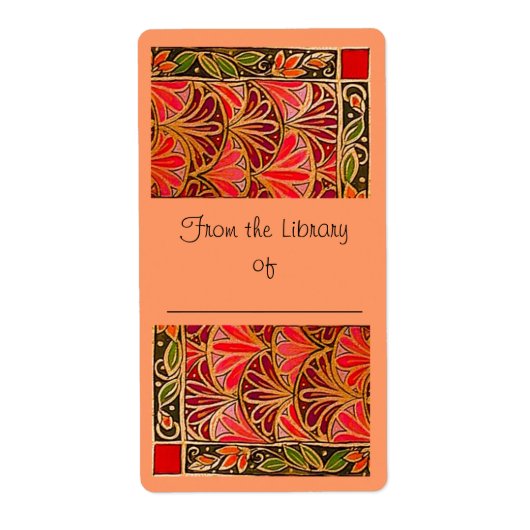 Granatapfel-Buchzeichen (Vorne)