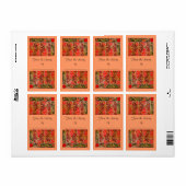 Granatapfel-Buchzeichen (Vorne)