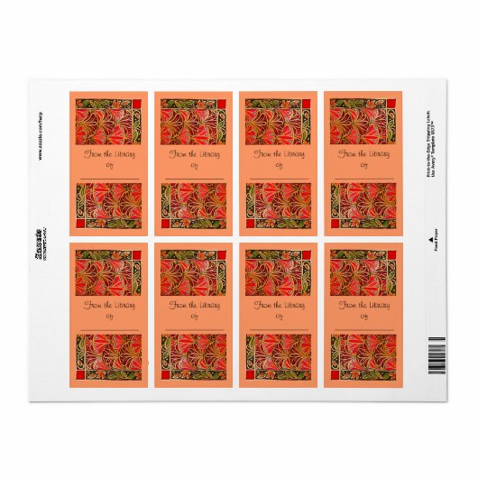 Granatapfel-Buchzeichen (Vorne)