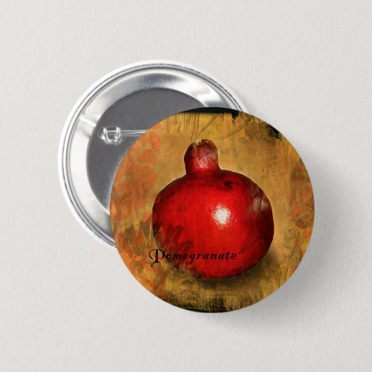 Granatapfel Button (Vorne & Hinten)