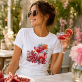 Granatapfel-Cocktail Tri-Blend Shirt
