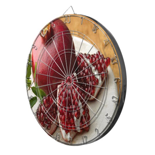Granatapfel Dartscheibe (Vorderseite rechts)