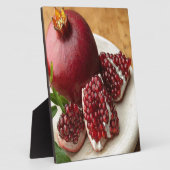 Granatapfel Fotoplatte (Seite)