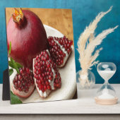 Granatapfel Fotoplatte (Seite)