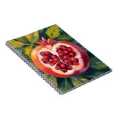 Granatäpfel | Fruchtmalerei Notizblock (Rechte Seite)