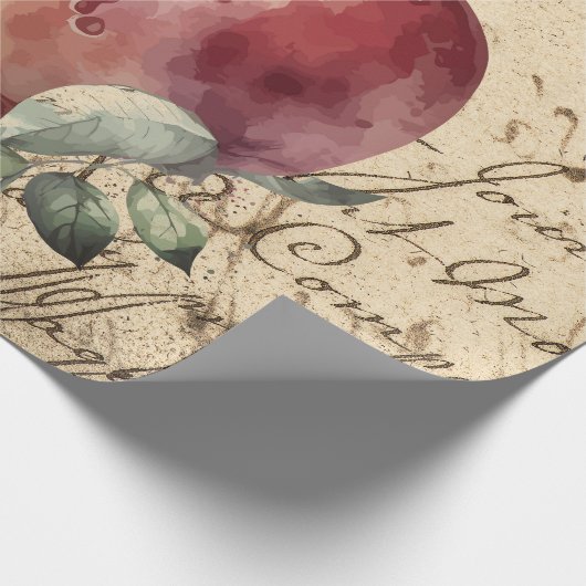 Granatapfel Geschenkpapier (Ecke)