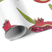 Granatapfel Geschenkpapier (Rolleneckpunkt)