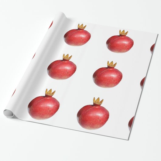 Granatapfel Geschenkpapier (Ungerollt)