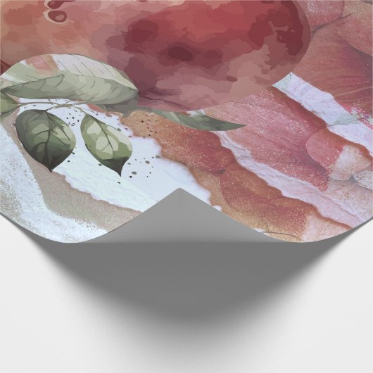 Granatapfel Geschenkpapier (Ecke)