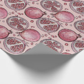 Granatapfel Geschenkpapier (Ecke)