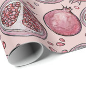 Granatapfel Geschenkpapier (Rolleneckpunkt)