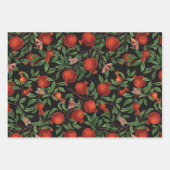 Granatäpfel Geschenkpapier Set (Vorderseite)