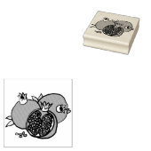 Granatäpfel Gummistempel (Stempel)