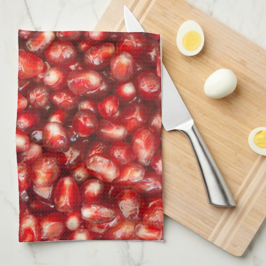 Granatapfel Handtuch (Viertel Falte)