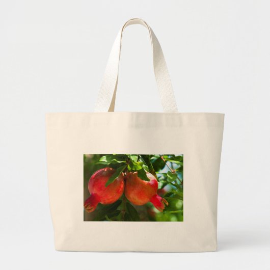 Granatapfel Jumbo Stoffbeutel (Vorne)