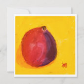 Granatapfel Karte (Vorderseite)