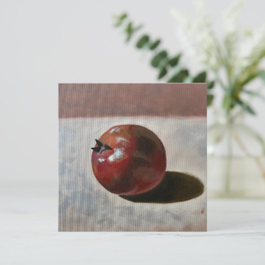 Granatapfel Karte (Stehend Vorderseite)