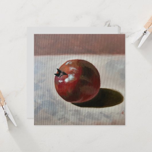 Granatapfel Karte (Vorderseite/Rückseite Beispiel)