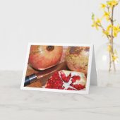 Granatäpfel Karte (Gelbe Blume)