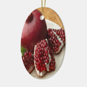 Granatapfel Keramik Ornament (Links)