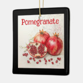 Granatapfel-Keramik-Ornament Keramikornament (Links)