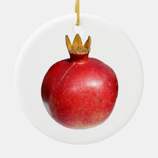 Granatapfel Keramikornament (Hinten)