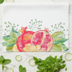 Granatäpfel Küchentuch
