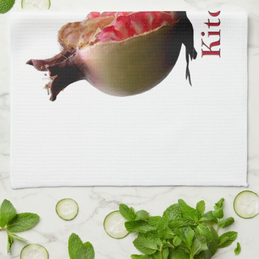 Granatapfel Küchentuch (Gefaltet)