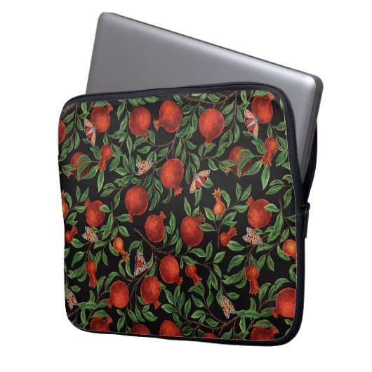 Granatäpfel Laptopschutzhülle (Vorderseite Links)