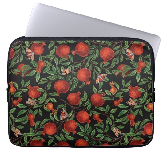 Granatäpfel Laptopschutzhülle (Vorderseite)