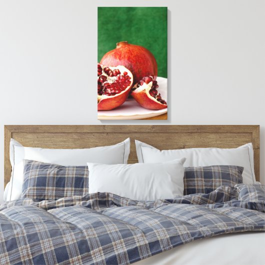 Granatapfel Leinwanddruck (Insitu (Schlafzimmer))