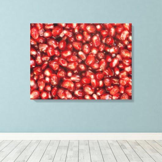 Granatapfel Leinwanddruck (Insitu (Holzboden))